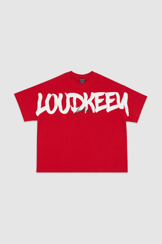 Over-flown Red Tee